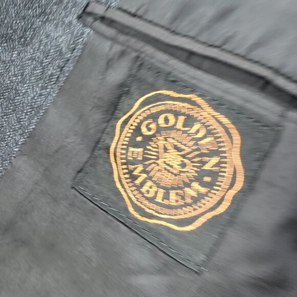 Golden Emblem Sport Coat Blazer Men's 42 Gray - Picture 3 of 11